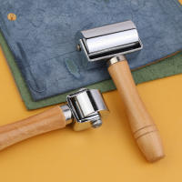Herramienta De Planchado Para Cuero Koveen Rueda De Pegamento De Bordes De Cuero 26/60/100mm Herramienta De Planchado Para Madera De Leña Artesanal Herramienta De Planchado Para Metal De Acero - details 3