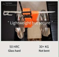 Estaca de Suelo BOPORO para Tienda de Campaña de Acero Inoxidable 28cm Ideal para Acampar Escalar y Viajes a la Playa 50 Veces Más Resistente - details 1