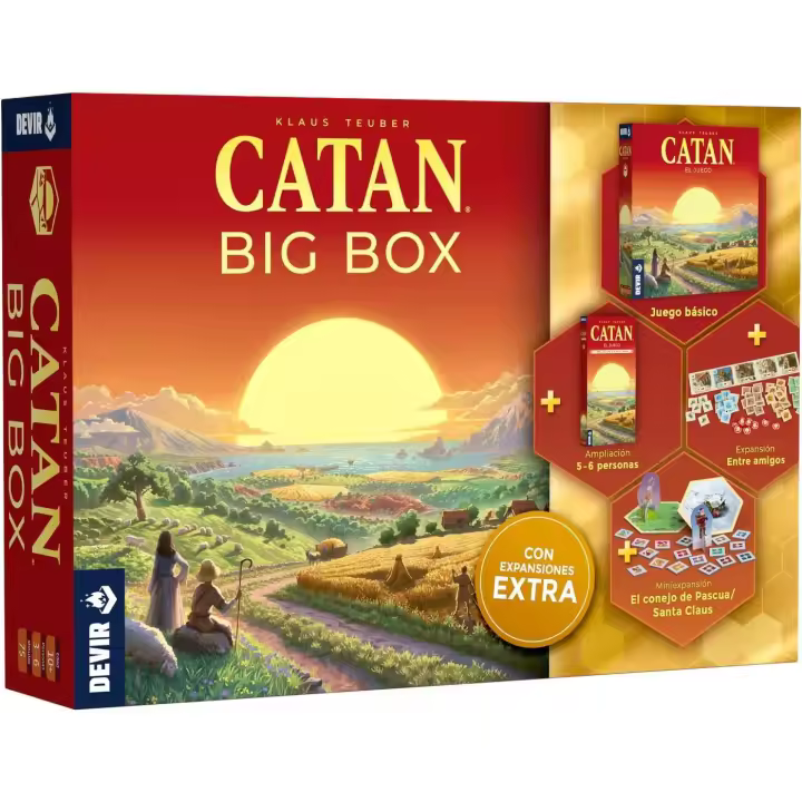 Devir Juego de Mesa Catán Big Box para 6 Jugadores - 1
