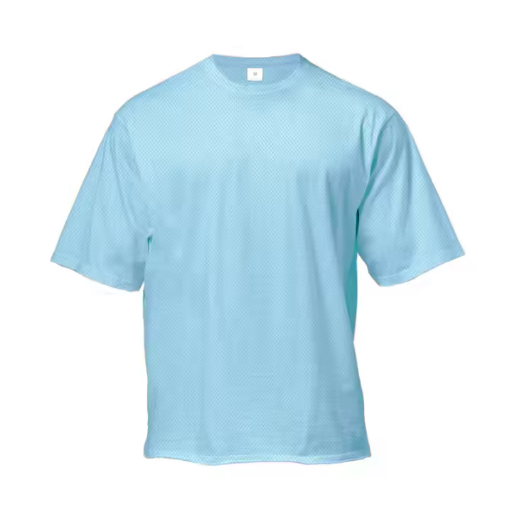 Camiseta De Hombre Oversize Suelta Para Fitness Casual Streetwear Hip Hop Sportswear Gym Bodybuilding Verano Malla Secado Rápido - 1