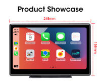 Grabadora De Vidrio Del Coche 10.1 Pulgadas 4K Con Carplay Y Android Auto Dual Lente Navegación GPS Grabación De Video Y FM - details 18