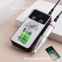 Nueva Máquina De Uñas Eléctrica Profesional 45000RPM Recargable Accesorios De Uñas Pulidora De Esmalte De Gel Bajo Ruido Color Blanco / Negro - details 8