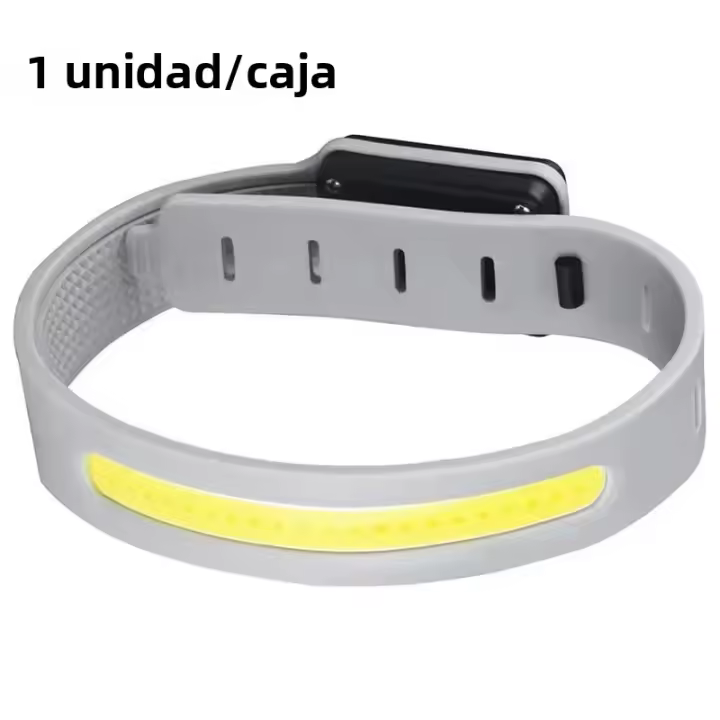 Luz De Brazalete LED COB 350mAh 500LM Para Deporte Y Running Nocturno Luz De Advertencia Impermeable IPX4 Recargable Por USB Tipo-C - 1