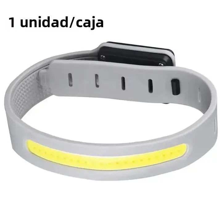 Luz De Brazalete LED COB 350mAh 500LM Para Deporte Y Running Nocturno Luz De Advertencia Impermeable IPX4 Recargable Por USB Tipo-C - 1