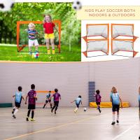 Red De Fútbol Pop up Para Jardín 1 Pieza Portería De Fútbol Para Entrenamiento De Fútbol Regalo De Cumpleaños Para Niños - details 5