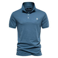 2024 Primavera y novedad de verano, POLO deportivo de solapa de algodón puro para hombre, camisa POLO de talla europea, camiseta de manga corta bordado informal a la moda para hombre - details 5