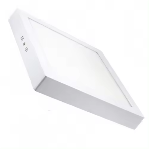 CABLEPELADO Plafón LED cuadrado, iluminación 18W (Luz Fria, Marco Blanco) - 1