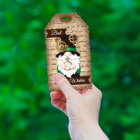 1pc Retro Steampunk Gnomes Herramienta De Corte Para Cartas DIY Molde De Metal Para Pegatinas Tamaño Único Vintage Punk Dwarf - details 0