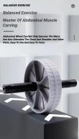 1Pcs Abdominal Wheel Resistente Al Desgaste Con Rodillos Antideslizantes Equipo De Ejercicio Para Fortalecimiento De Músculos Entrenamiento De Fitness Uso Doméstico Silencioso - details 2