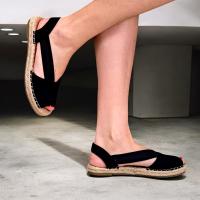 Calzados soraia, espadreña para mujer con plataforma plana de yute comodas para uso casual. - details 11