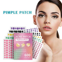 600pcs Parches De Acné De Cinco Colores Mixtos Parche De Estrella Para Cubrir Impurezas Herramienta De Maquillaje Y Cuidado De La Piel - details 1