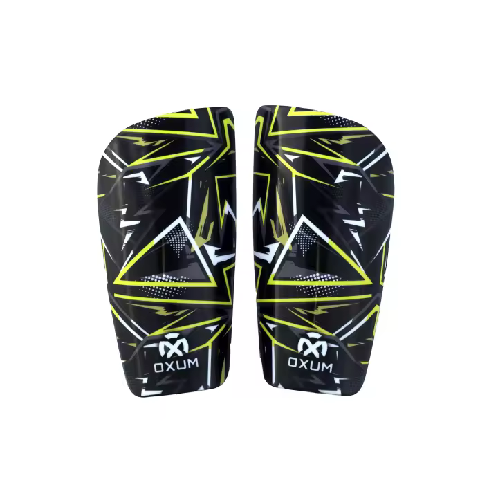 OXUM ESPINILLERA PARA FÚTBOL GAMA ONE DISEÑO AZTECA - 1