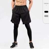 Shorts De Baloncesto Para Hombres Pantalones De Entrenamiento Deportivos Transpirables Y De Secado Rápido De Moda Fitness 3/4 Pierna Mesh - details 0
