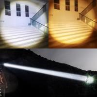 Linterna Frontal LED Recargable USB De Alta Potencia Con Sensor XHP300 Para Pesca Y Caza Luz De Mano Con Ajuste De Ángulo De 90° IPX6 Impermeable - details 2