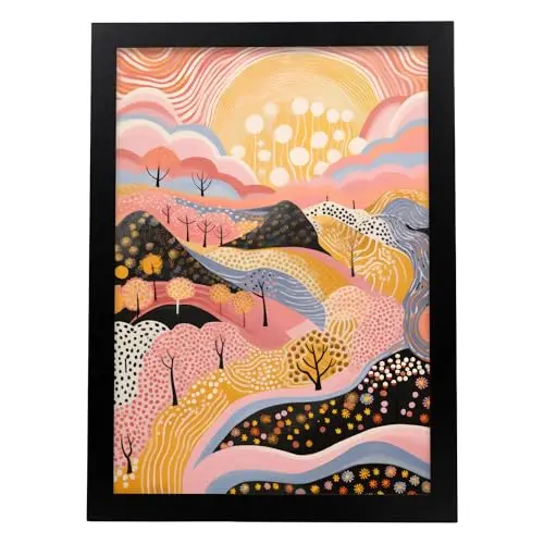 Nacnic Belleza En El Piano Lamina - Impresiones Para Niños Poster - Cuadros Decorativos Estéticos - Sala De Estar, Dormitorio, Hogar - Marcos de Fotos y Arte de Pared - 1