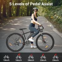 Bicicleta Eléctrica Tipo Moped Eleglide M2 de 27" 250W Motor 36V 15Ah Batería 125km Alcance Máximo Frenos de Disco Hidráulicos Pantalla LCD Inteligente Aplicación Inteligente, Suspensión Premium con Bloqueo, 24 Marchas - Negro - details 7