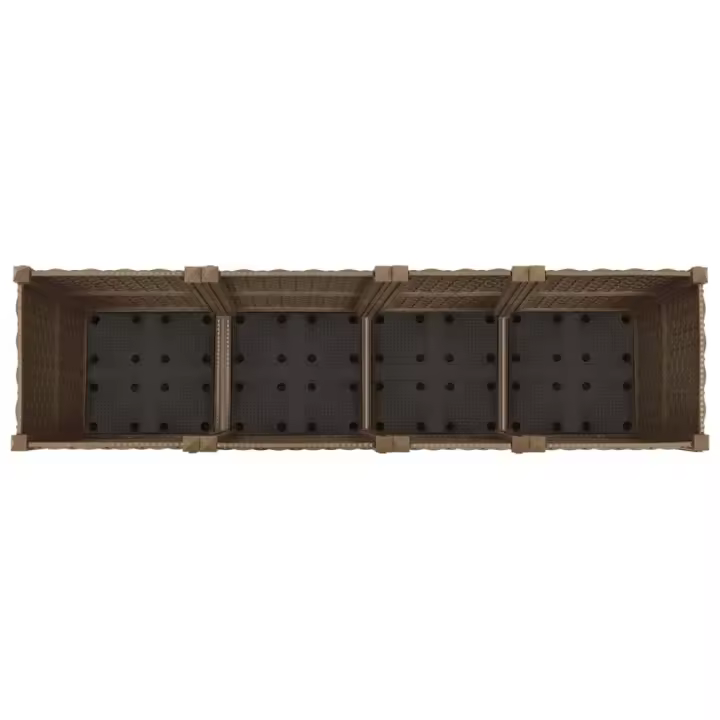 vidaXL Arriate 160x40x38 cm polipropileno - 1