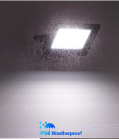 Lámpara De Inundación LED Ultrafina 10W 20W 30W 50W 100W IP66 Impermeable Para Exterior Iluminación De Pared Jardín Calle - details 1