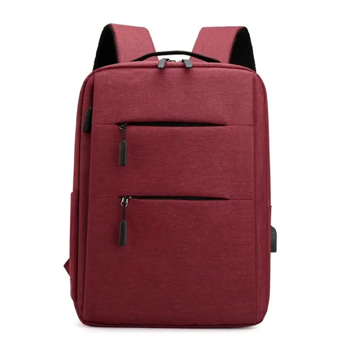 Mochipa de negocios de Doble neumático, color sólido con USB, Bolsa de orden simple - 1