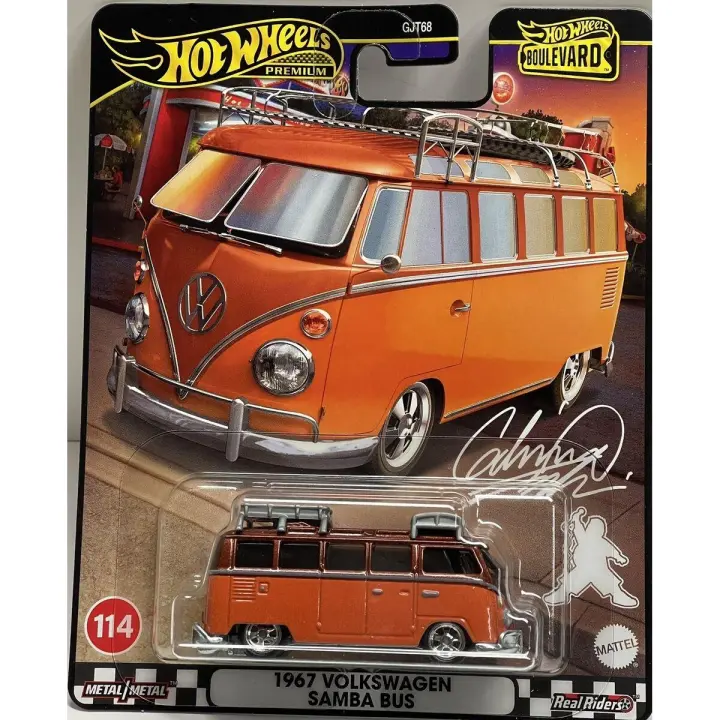 Hot Wheels Premium Boulevard 1967 Volkswagen Samba Bus - 1