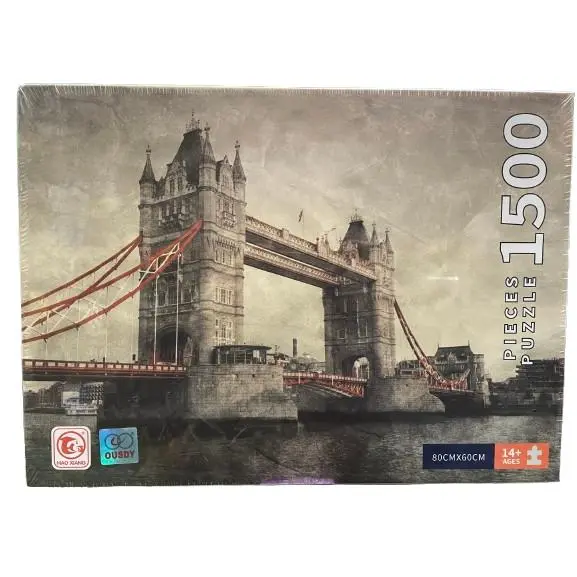 Rompecabezas de la Torre de Londres de 1500 Piezas: Juego Ideal para Mayores de 14 Años, con Diseño Detallado y Materiales de Alta Calidad - 1