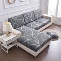 Funda protectora del sofá, cubierta del cojín del asiento, acolchada para la espalda, Jacquard de Manga elástica, sólida，Fundas Sofa Elasticas - details 8