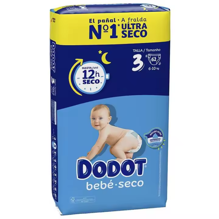 Dodot Etapas Talla 3 Pañales 6-10 Kg 62 U - 1