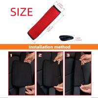 Cubierta De Cinturón De Seguridad Para Coche En Tela Malla 3D Transpirable Funda Para Hombro Y Seguro Accesorios De Coche - details 3