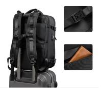 Mochila de viaje grande Carry On para Mujer Hombre Mochila de gimnasio impermeable negra con compartimento para portátil Mochila de viaje Profesor Artículo personal Mochila Mochila Avión Accesorios Imprescindibles Mochila de viaje grande para los hombres - details 4