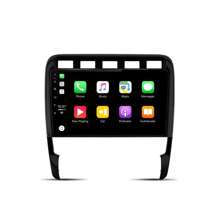 AWESAFE PX9 inalámbrico CarPlay Android Auto Radio para Porsche Cayenne 2002 2003 2004 2005 2006 2007 2008 2009 2010 coche reproductor multimedia GPS 2 din autoradio volante controles RDS Bluetooth - 1