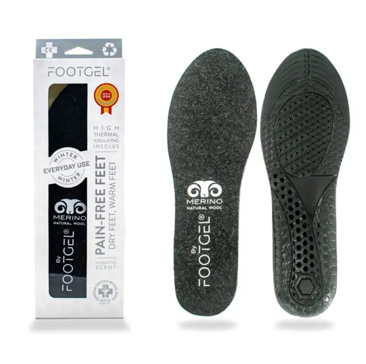 Plantilla Footgel URBANA WINTER, están especialmente recomendadas para uso diario en invierno por el alto aislamiento térmico y absorción de impactos que ofrecen. Su doble capa ÚNICA y EXCLUSIVA ha sido desarrollada para este objetivo. - 1