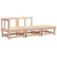 vidaXL Juego de muebles de jardín 3 piezas madera maciza de pino - details 1