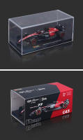 Modelo De Carrera F1 Alfa Romeo 1:43 Burago Adorno Para Niños Juguete Colección Metal Sin Batería Regalo De Navidad Bottas 77# - details 11