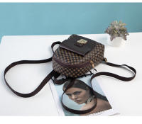 Nueva Mochila Para Mujer Moda Casual Con Estampado Cierre De Puntera Pequeña Mochila De Libros Material PU Con Lining De Poliéster - details 17