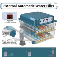 Incubadora de huevos 120, incubadora de huevos derecho para incubar pollitos, volteador automático de huevos con control de temperatura ,5 modos de incubación automáticos - details 1