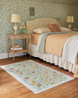 Carpetas De Suelo De Poliéster 100% Para Sala De Estar Dormitorio Y Baño Estilo Moderno Diseño Floral Antideslizante - details 9
