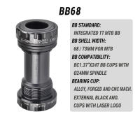 Adaptador De Eje Inferior De Bicicleta GOLDIX BB68 BB92 1.37/24mm Para Bicicletas De Carretera Y Montaña Material De Aluminio - details 2