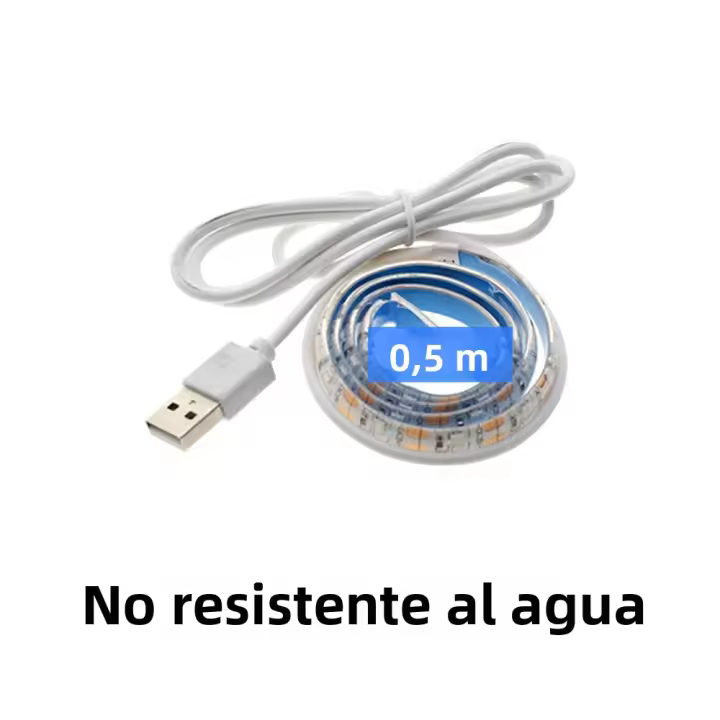 Tira De Luz LED UV 5V DC 2835 0.5M 1M 2M Impermeable Pantalla De Hueso Morado Para DJ Fluorescencia USB - 1