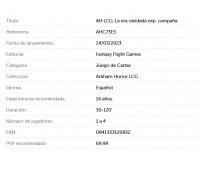 AH LCG: La era olvidada exp. campaña Fantasy Flight Games Arkham Horror LCG - details 1