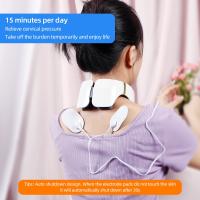 Masajeador TENS de pulso para cuello, masajeador con calor para aliviar el dolor, tejido profundo, punto gatillo, relajación Cervical, 6 cabezales - details 4