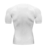 Camiseta De Compresión Con Estampado De Cruz Para Hombres Entrenamiento En El Gimnasio Ropa Deportiva De Secado Rápido Camiseta Delgada Para Correr - details 4