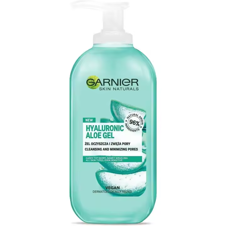 Garnier Gel Limpiador Aloe Hialurónico para Todo Tipo de Piel 200 Ml - 1