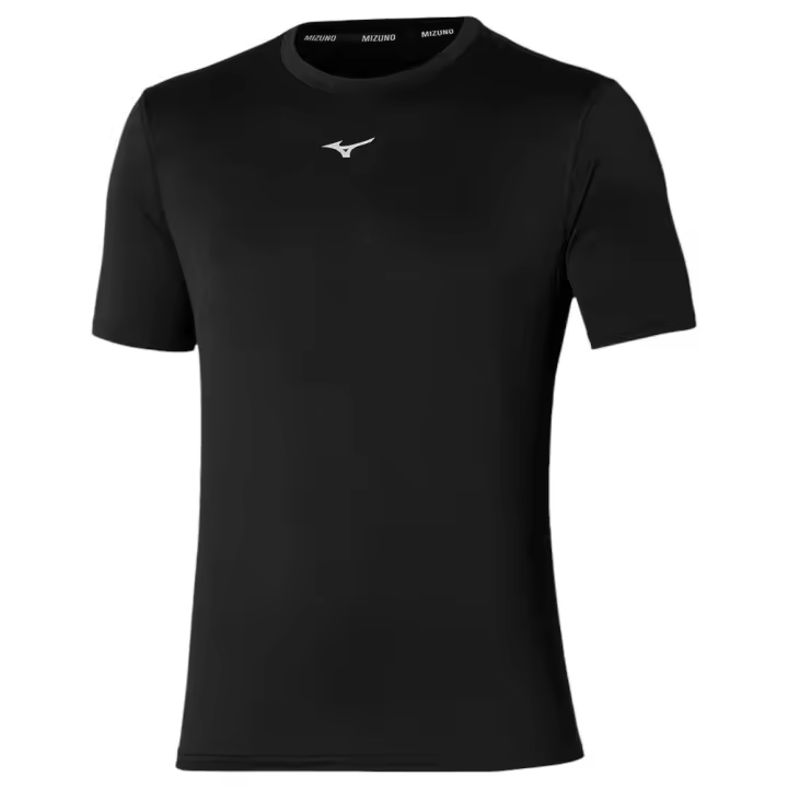 Camiseta Mizuno Core Tee Negro J2Gab509-09 T Shirt Running - 1