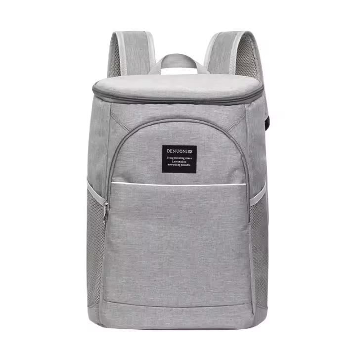 Mochipa Térmica aislada, mochila de aldía de gran capacidad con refrigerador, mochipa impermeable aislada a prueba de fugas, color Gris - 1