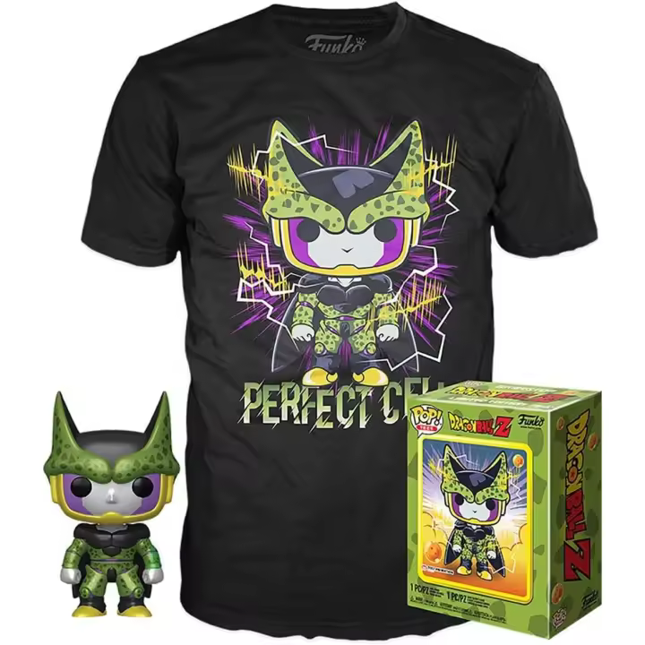 Funko pop + camiseta de Perfect Cell 13 special edition de Dragon ball, Talla de la camiseta XL - 1