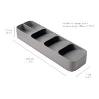 Organizador De Cuchillería Ecológico Moderno Para Cocina Almacenamiento Espacioso Para Cuchillos Cucharas En Cajón De Encimera - details 9