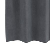 Cortinas Opacas vidaXL con Ojales 2 pcs de Terciopelo Gris Claro - details 5