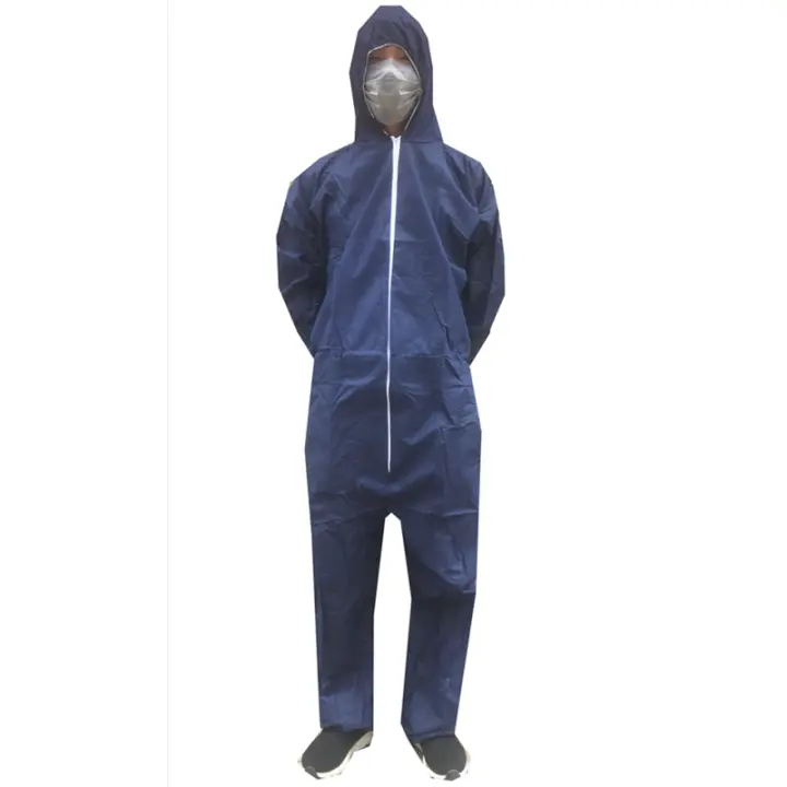 Traje De Seguridad Desechable Protección Isolación Breathable Antipolvo Para Pintura Y Trabajo Overall Laboral Unisex - 1