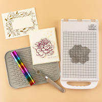 Máquina De Foil Térmico Y Presión Para Manualidades DIY Herramienta De Transferencia De Calor Estampado Embossing Para Papeles Y Cuero Hacer Tarjetas Y Scrapbooking - details 1