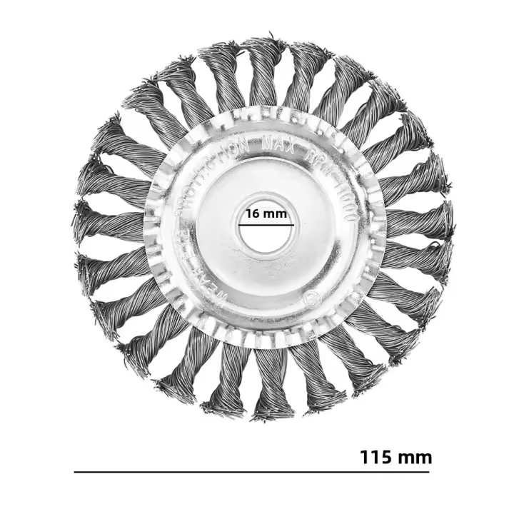 Disc De Trimmer De Hierba 4/5 Pulgadas Ruedas De Acero Inoxidable Para Limpieza Y Pulido Con Placa De Fijación Integrada Piezas De Repuesto Para Motosierra - 1
